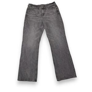 American Eagle Faded Black 90s Boyfriend Jeans Size 6 Short